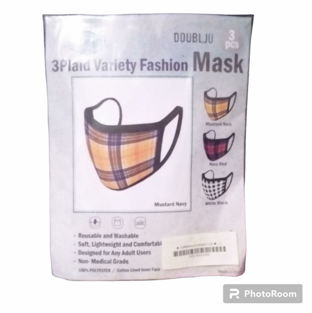 💕FREE💕⭐3/$15 NIP DOUBLJU 3 Pack Adult Cloth Face Masks